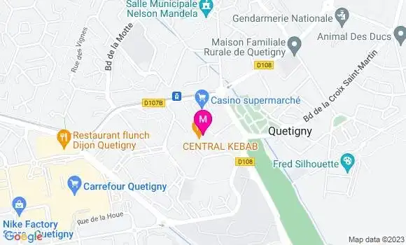 Localisation Central Kebab
