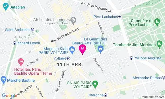 Localisation Restaurant Bar Petit Pache