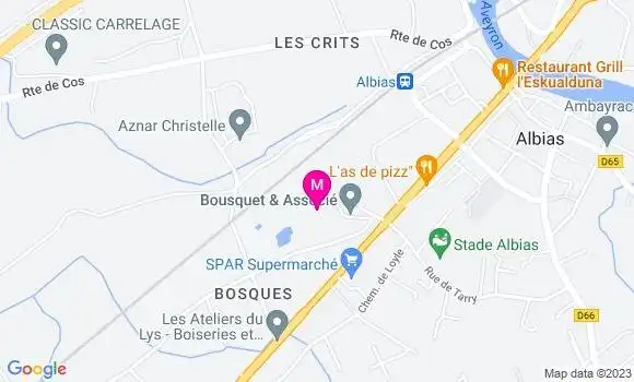 Localisation Restaurant  Le Goony