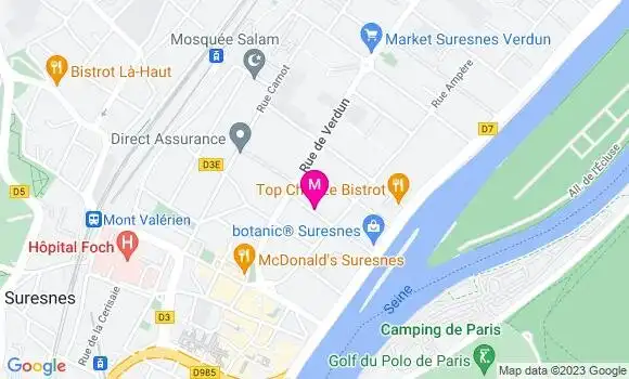 Localisation Restaurant  Le Burger qui Assure