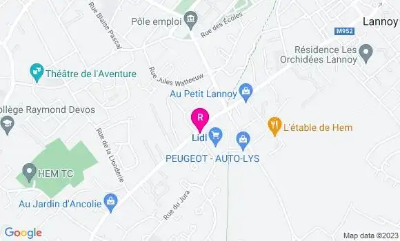 Localisation Restaurant  Tranquille Emile
