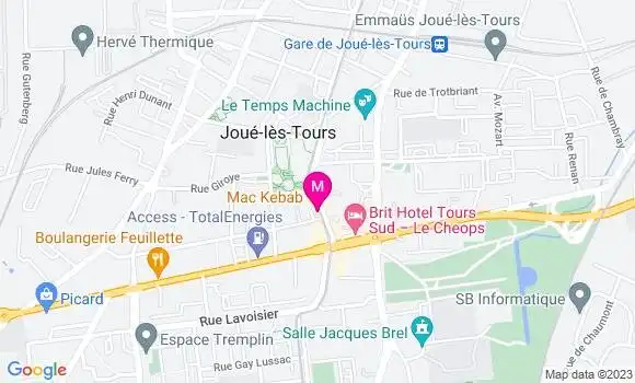 Localisation Mac Kebab
