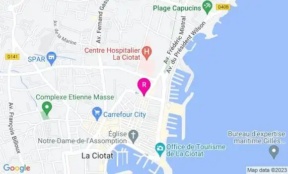 Localisation Restaurant  Il Paradiso