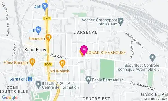 Localisation Restaurant Turc Konak Steakhouse