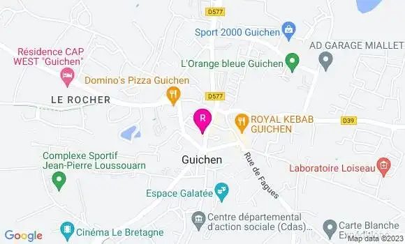 Localisation Pizzeria La Bella Regina