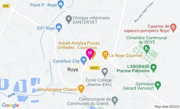 Localisation Pizzeria Mama Rosa