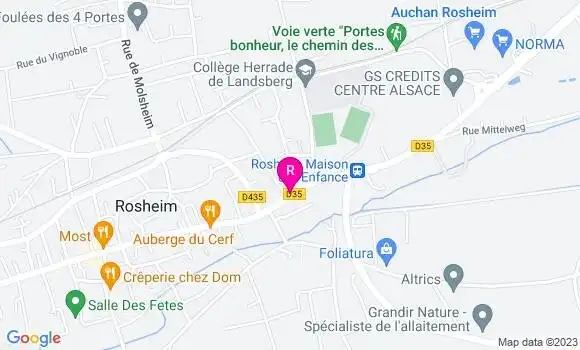 Localisation Restaurant  Alsace Zelo Flam