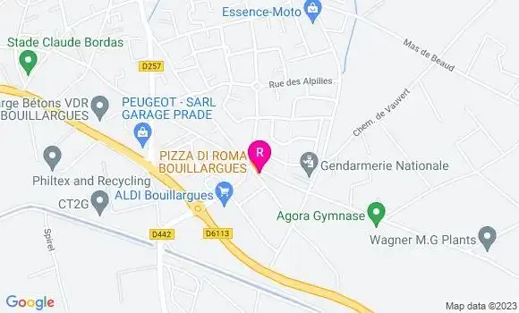 Localisation Restaurant  Pizza Di Roma