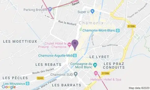 Localisation Restaurant  Chez Constant