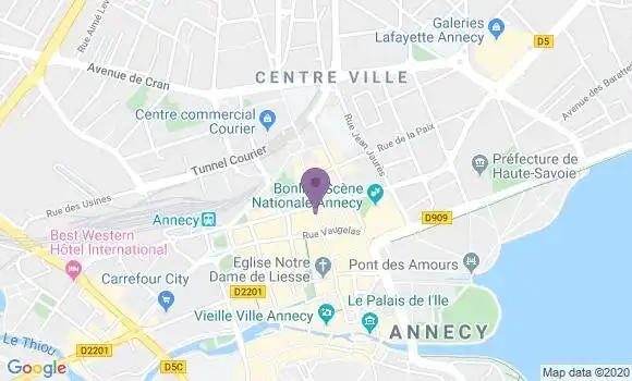 Localisation Restaurant  L