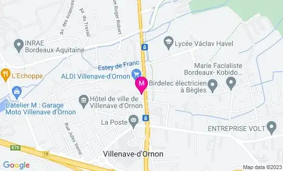 Localisation Restaurant Bar Le 140