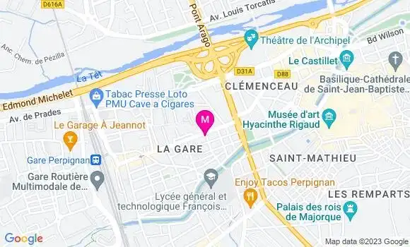 Localisation Restaurant  Le 257