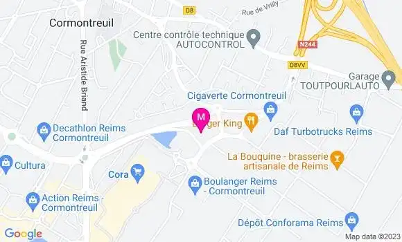 Localisation Fast Food Quick