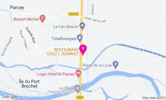 Localisation Restaurant  Chez l
