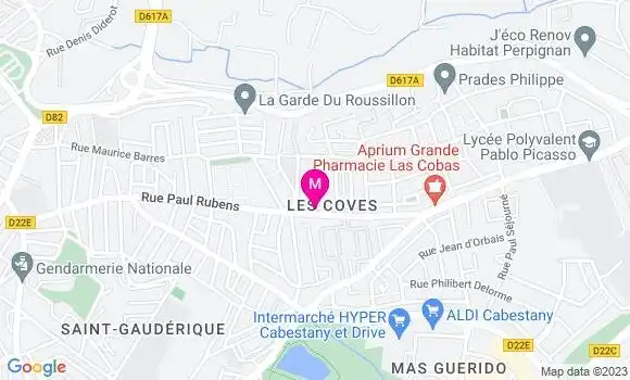 Localisation Restaurant  Le Mj