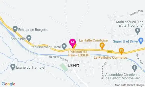 Localisation Restaurant  Corsica Pizz