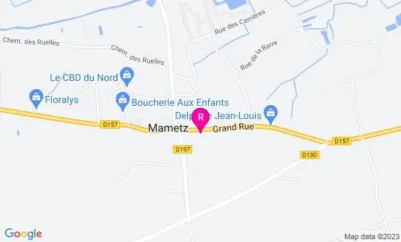 Localisation Pizzeria Mametz