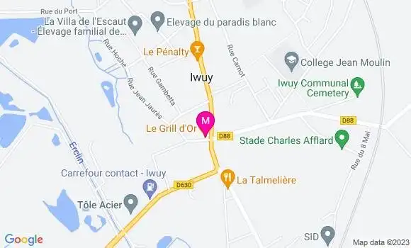 Localisation Restaurant Grill Le Grill d