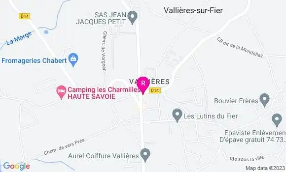 Localisation Pizzeria Albanais Fringale