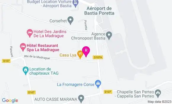 Localisation Restaurant  Casa Lya