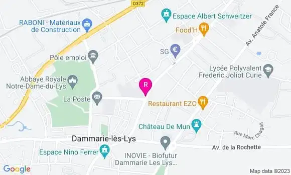 Localisation Pizzeria Dream