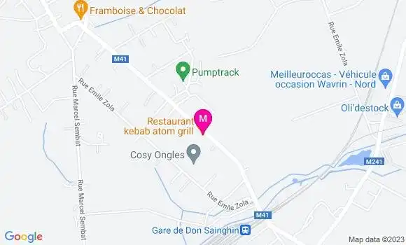 Localisation Restaurant Grill Atom Grill