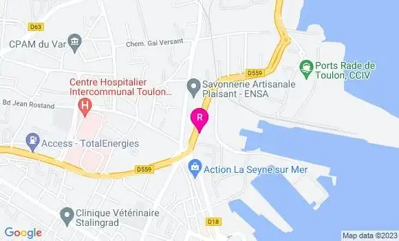Localisation Restaurant  Allo Pizza