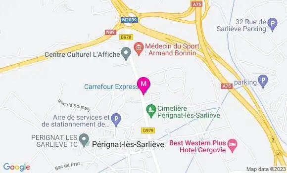 Localisation Restaurant  Les Délices de Carl