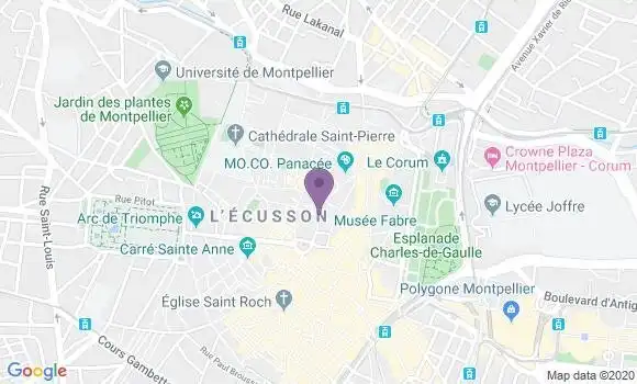 Localisation Restaurant  Les Vignes
