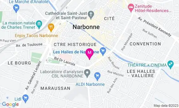 Localisation Restaurant  Chez Marius