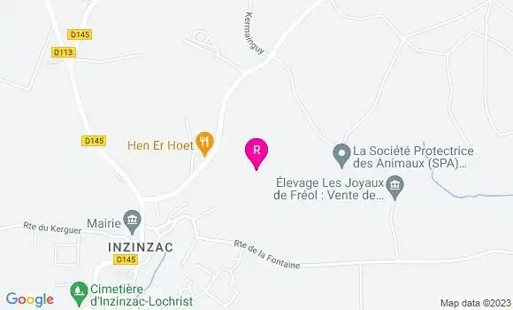 Localisation Crêperie La Biligoudene