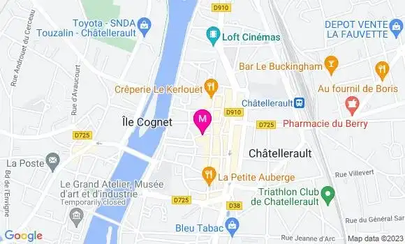 Localisation Restaurant Salon de Thé Le Miaouw