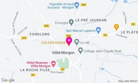 Localisation Golden Kebab
