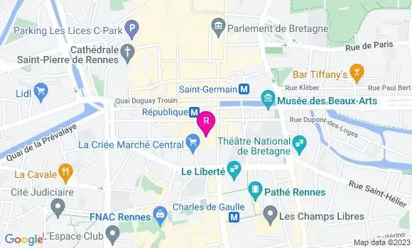 Localisation Restaurant  Au Bol