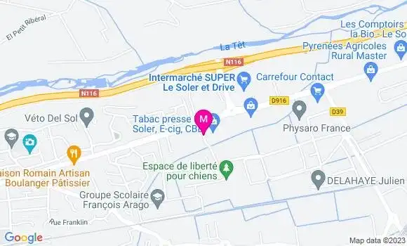 Localisation Pizzeria Gust