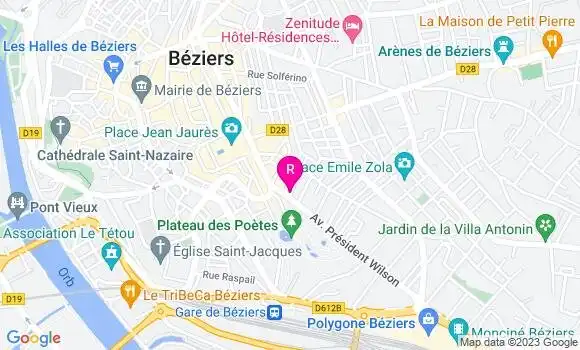 Localisation Pizzeria Pizza King