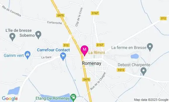 Localisation Restaurant  La Rimini
