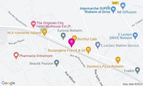 Localisation Restaurant Turc Chez Celine