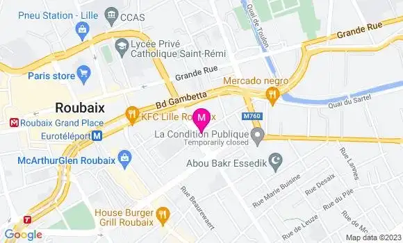 Localisation Restaurant Thaï Thai Wok