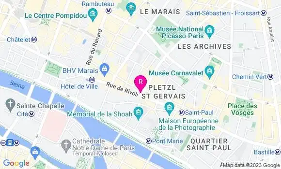 Localisation Restaurant  38 Riv