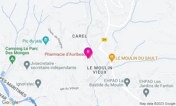 Localisation Restaurant  Les P