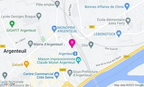 Localisation Restaurant  Resto de la Gare