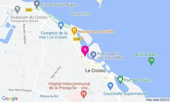 Localisation Restaurant  Le Glacier