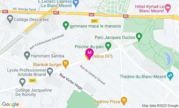 Localisation Restaurant  Délice Df5