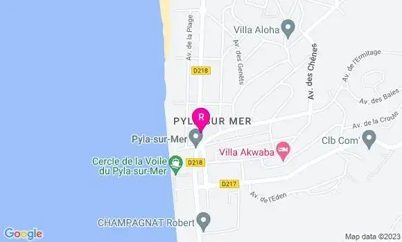 Localisation Pizzeria Le Refuge