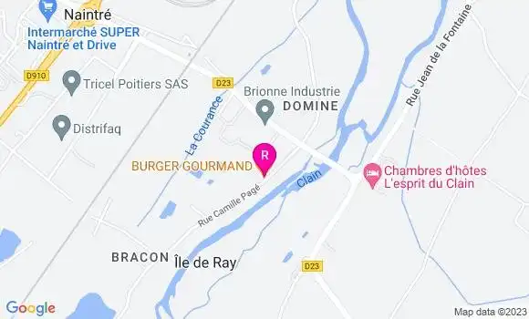 Localisation Restaurant  Burger Gourmand