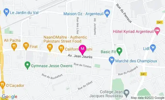 Localisation Restaurant Africain Mama Rice