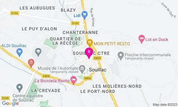 Localisation Restaurant  Raymonde