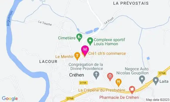 Localisation Restaurant  Cré1 Ch