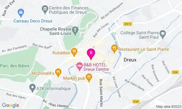 Localisation Restaurant  Baba Pizza